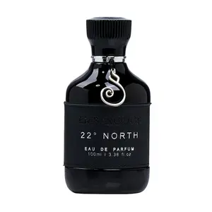 EMBAROUGE 22° North Men's Fragrance | Perfume for Men | Wood Top note | 100 ml pack | 3.4 Fl. Oz. | Wood and Amber fragrance | Gift for Men | Eau de Parfum EDP | Father's Day Gift